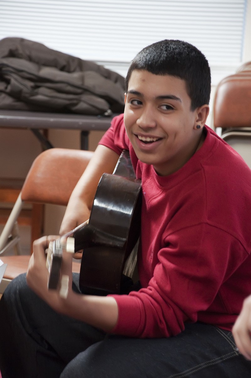 Christian and guitar 1