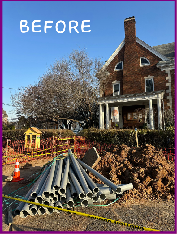 trench before